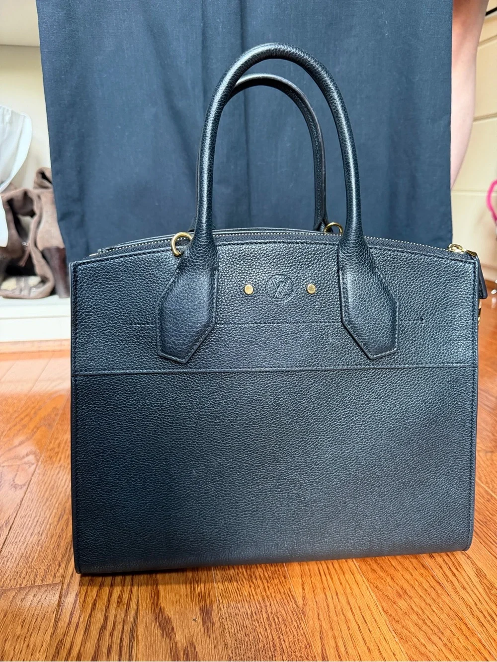 Louis Vuitton City Steamer MM with Gold Hardware and Strap